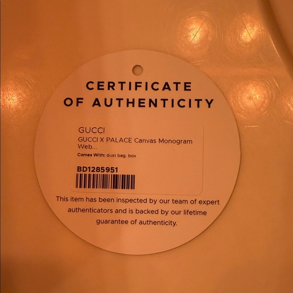 GUCCI X PALACE GG P Canvas Monogram Web Camouflage Flap Messenger (Unisex) - Picture 11 of 13